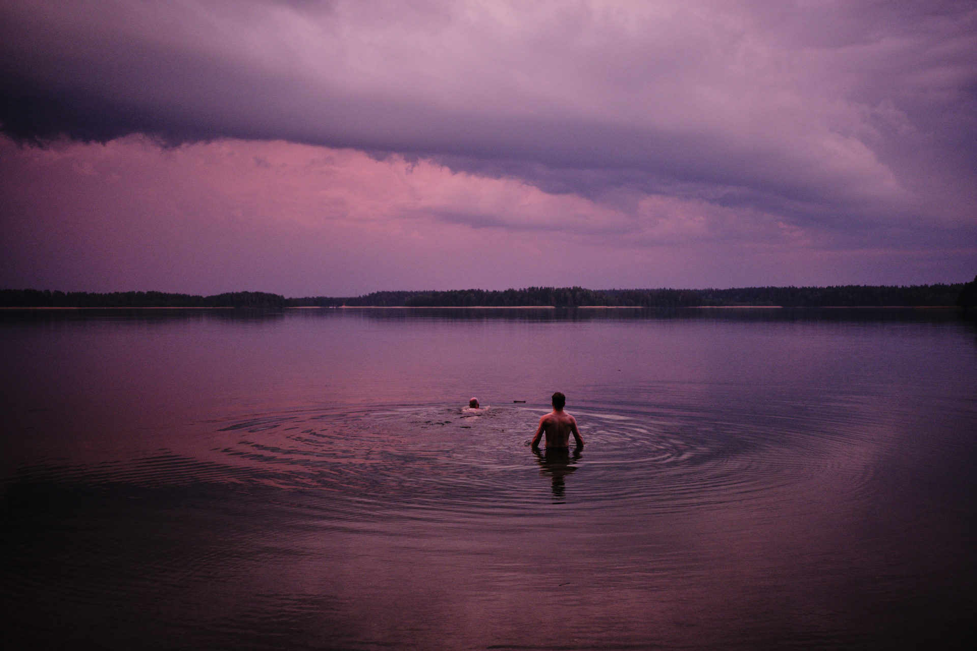 pink sky
